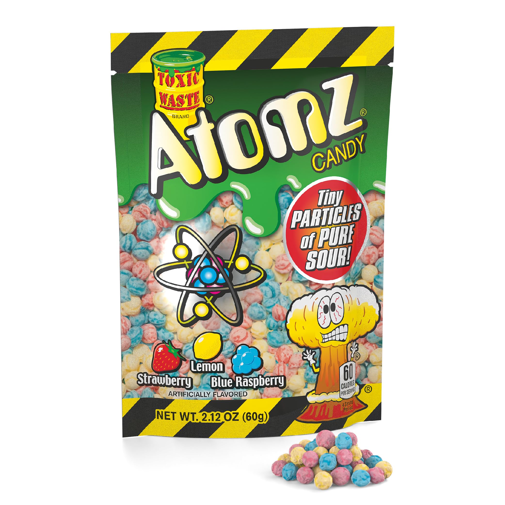 WoomDo Atomic Bomb Mix「DANGEROUS」 Amazon.com : TOXIC WASTE Atomz Sour Tangy Chewy Candy, Assorted